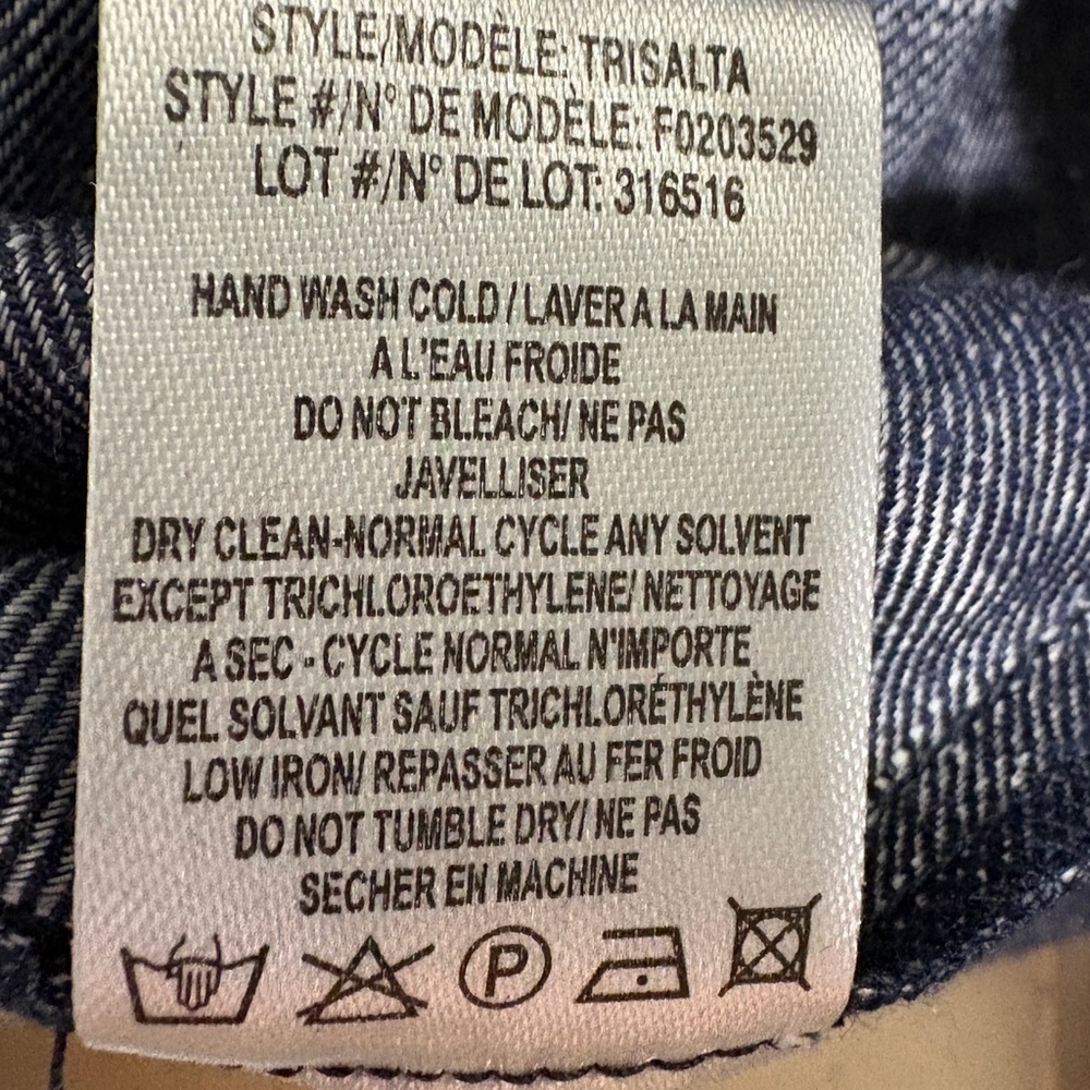 Theory Trisalta Linen Top Size Large - Picture 12 of 12